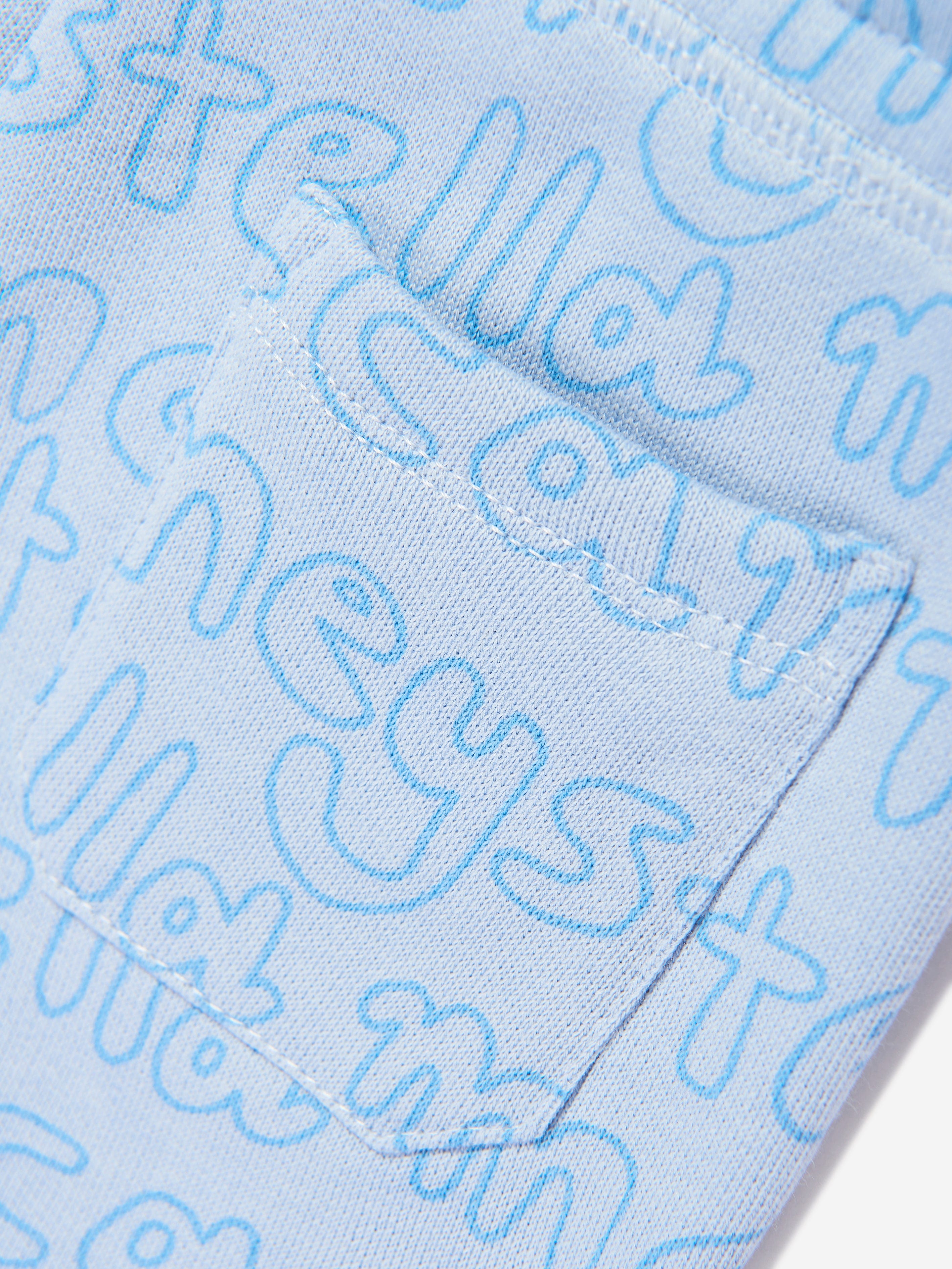 **Baby Boys' Blue Logo Jersey Shorts - Comfortable & Stylish Activewear for Playtime, Sports & Everyday Wear**