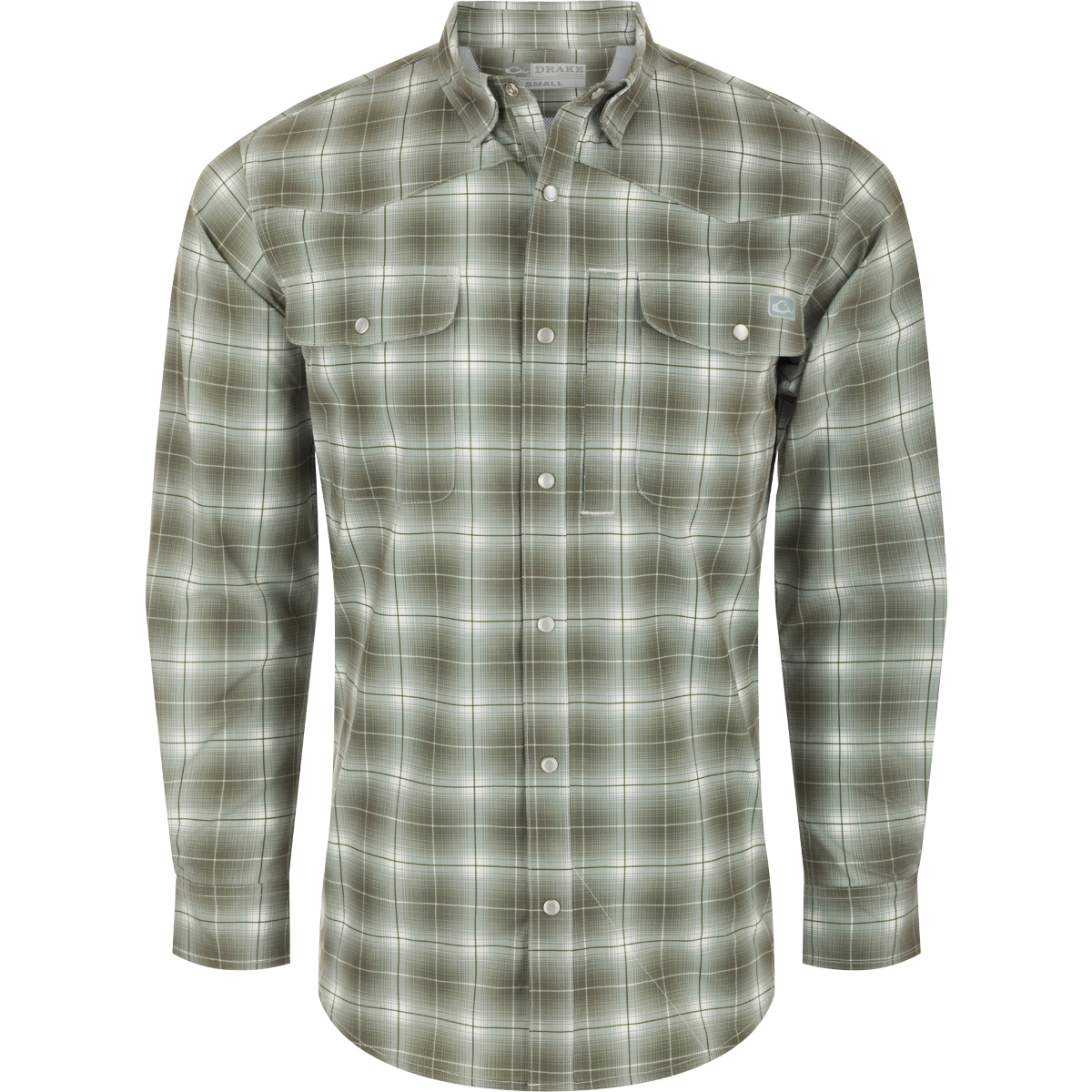 Cinco Ranch Western Fall Plaid Button Down Long Sleeve Shirt for Men - Classic Cowboy Style Flannel Shirt for Autumn Outdoor Activities, Rodeo, and Casual Wear