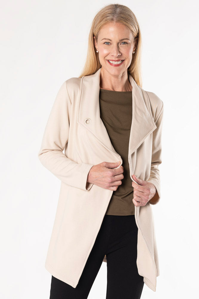 Lucy Shawl Collar Bamboo Cardigan - Soft & Breathable Open Front Sweater for Women | Perfect for Office Wear, Casual Outfits & Layering in All Seasons