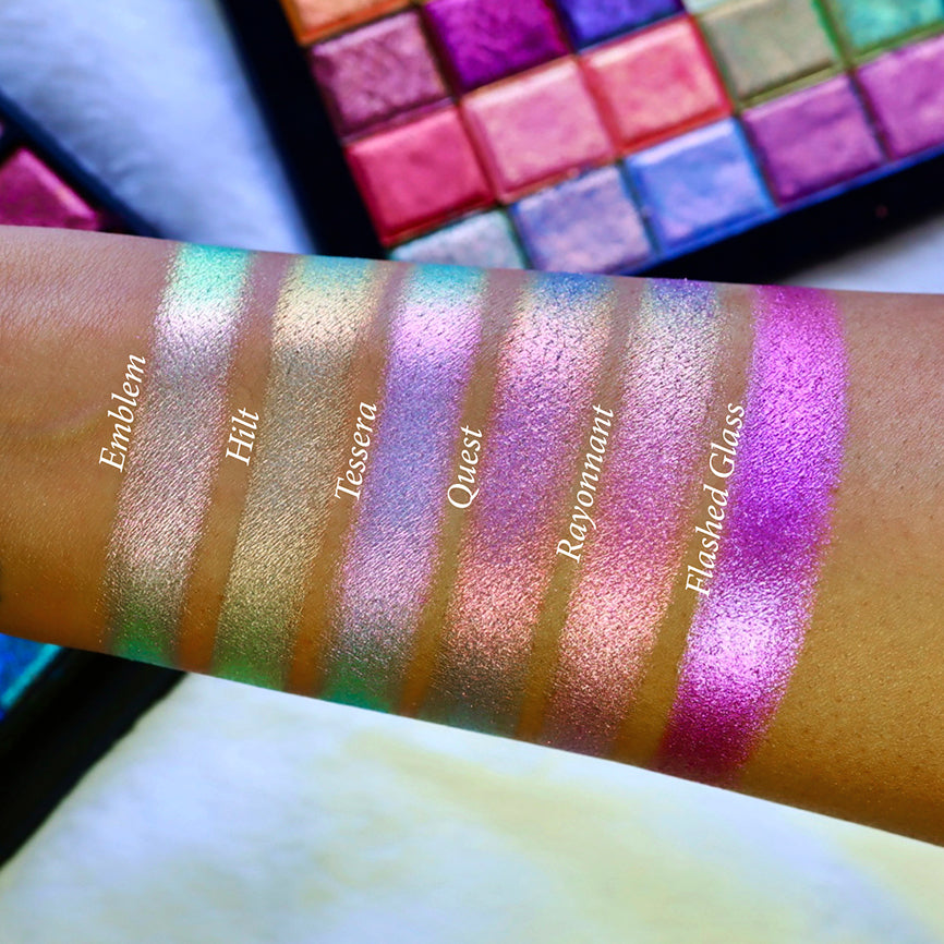 Hilt Electric Multichrome Eyeshadow - Long Lasting Vibrant Eyeshadow Palette for Party, Night Out & Special Occasions