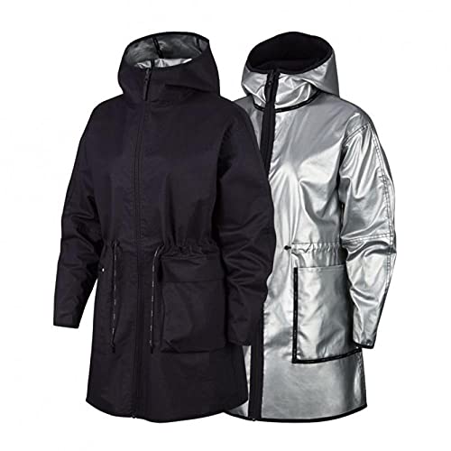 Nike Sportswear Women's Tech Pack Woven Reversible Reflective Jacket - Lightweight Water-Resistant Running Coat for Outdoor Workouts & Night Jogging
