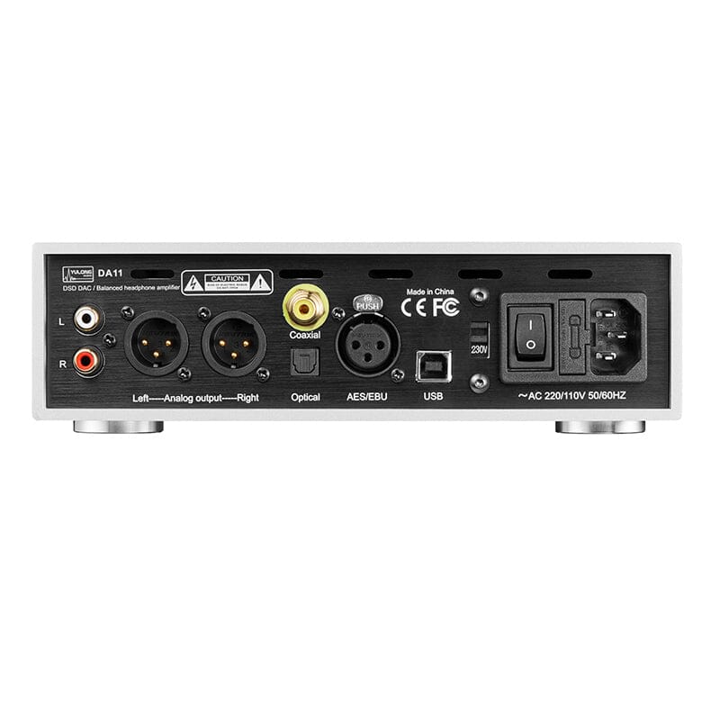 Yulong DA11 ES9038PRO Desktop DAC Amplifier - High Resolution Audio Preamp with USB/Coaxial/Optical Inputs for Home Audio & Studio Use
