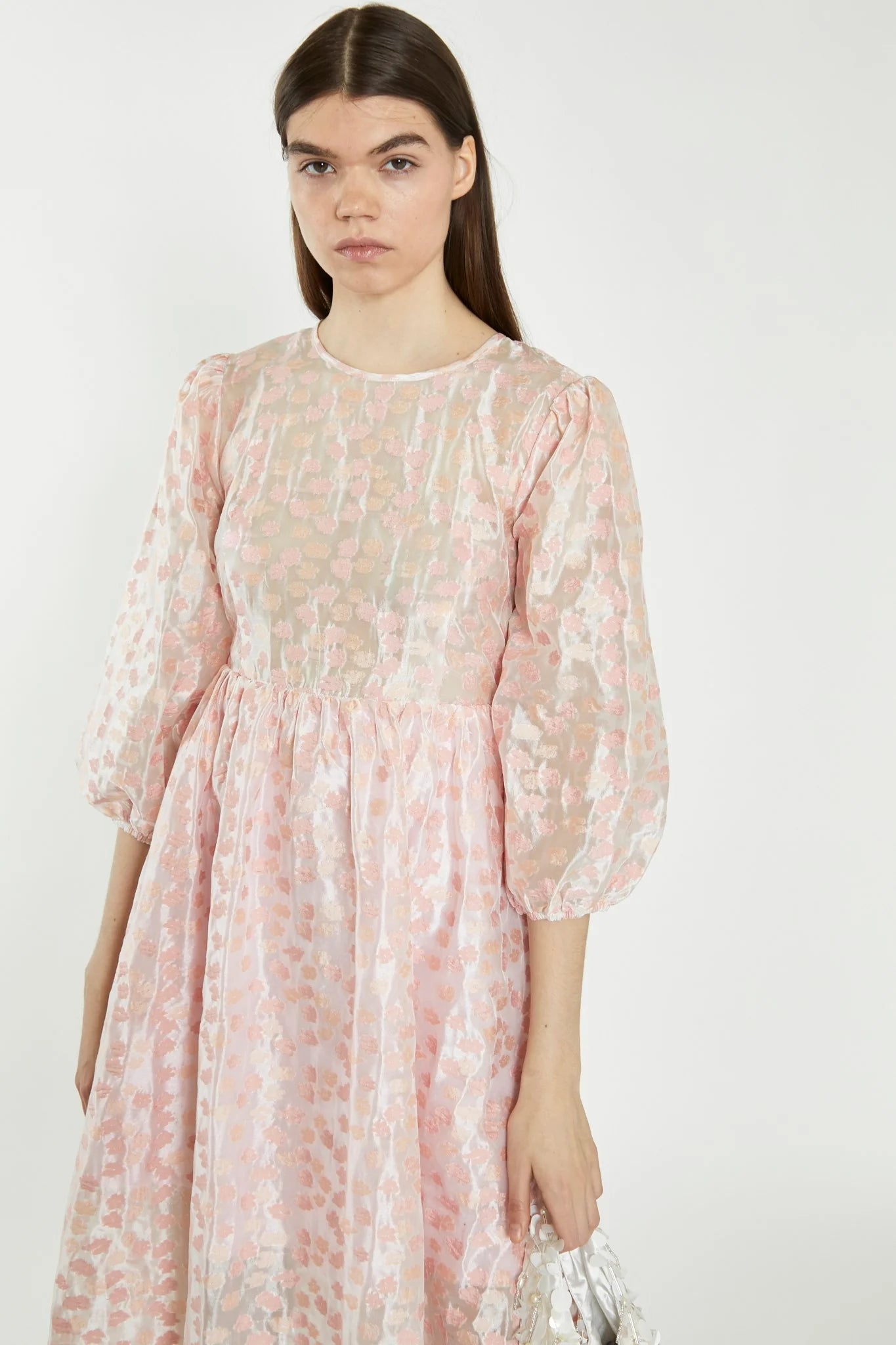 Stylish Pink Floral Dress for Women - Elegant Summer Maxi Dress with Flowy Skirt | Perfect for Beach Vacations, Weddings & Date Nights