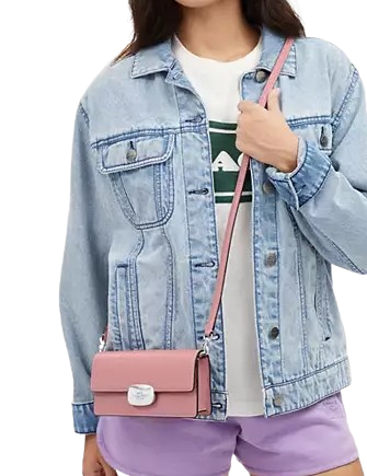 Coach Eliza Small Flap Crossbody Bag - Genuine Leather Shoulder Purse for Women | Perfect for Work, Travel & Everyday Use