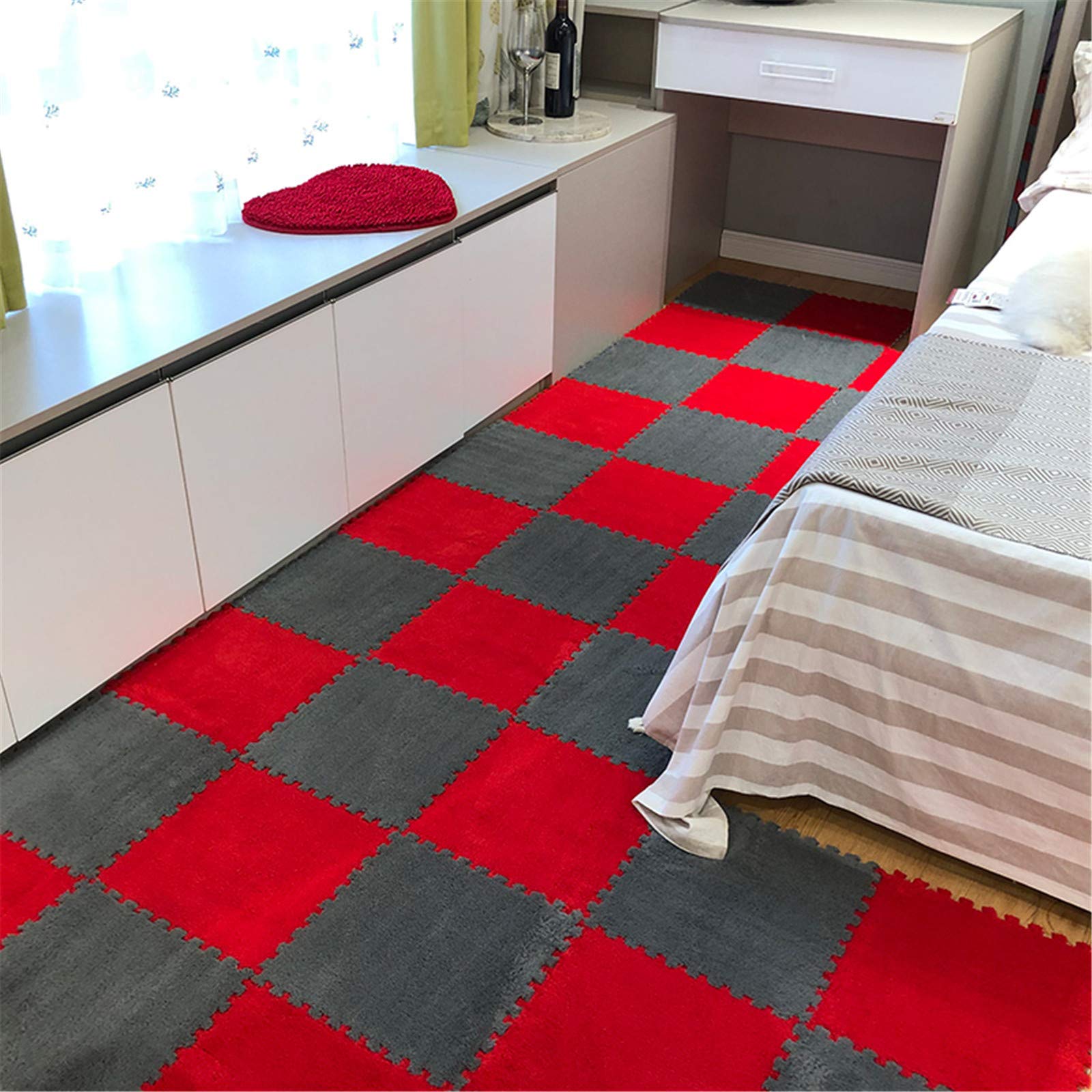 EVA Foam Play Mat for Kids - Non-Slip Puzzle Tiles for Playroom & Gym