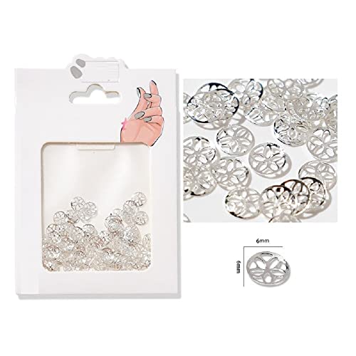 100Pcs/Set Vintage Ocean Style 3D Metal Hollow Cross Charms - DIY Jewelry Making Supplies for Necklaces, Bracelets & Nail Art (Antique Alloy Accessories, Style NO.03) - Perfect for Beach Themed Crafts, Boho Jewelry & Gift Making