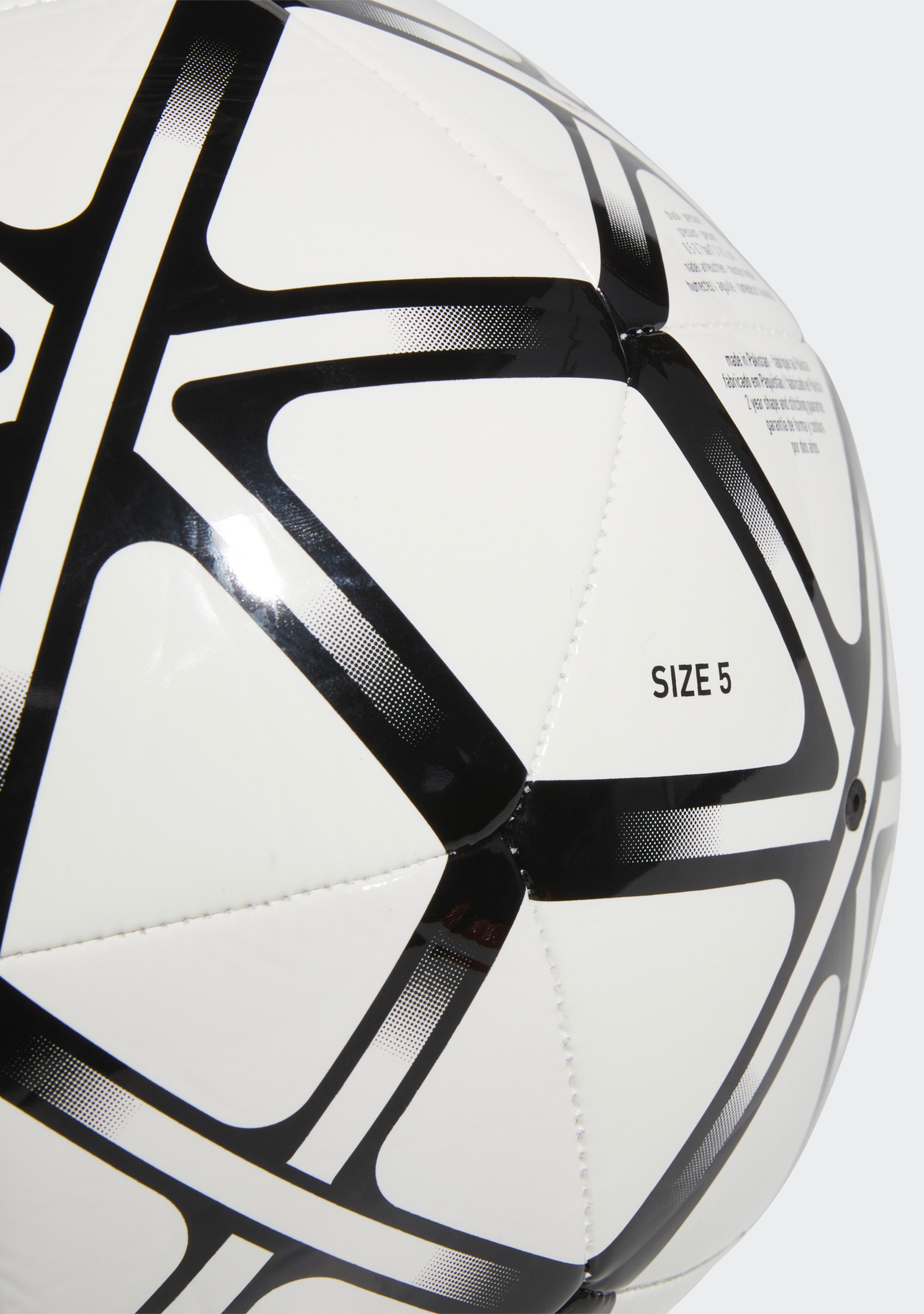 Adidas Starlancer Club Soccer Ball - Official Size 5 Match Football for Training & Games - Perfect for Youth, Adult Players & Soccer Enthusiasts - Ideal for Practice, Matches & Backyard Play