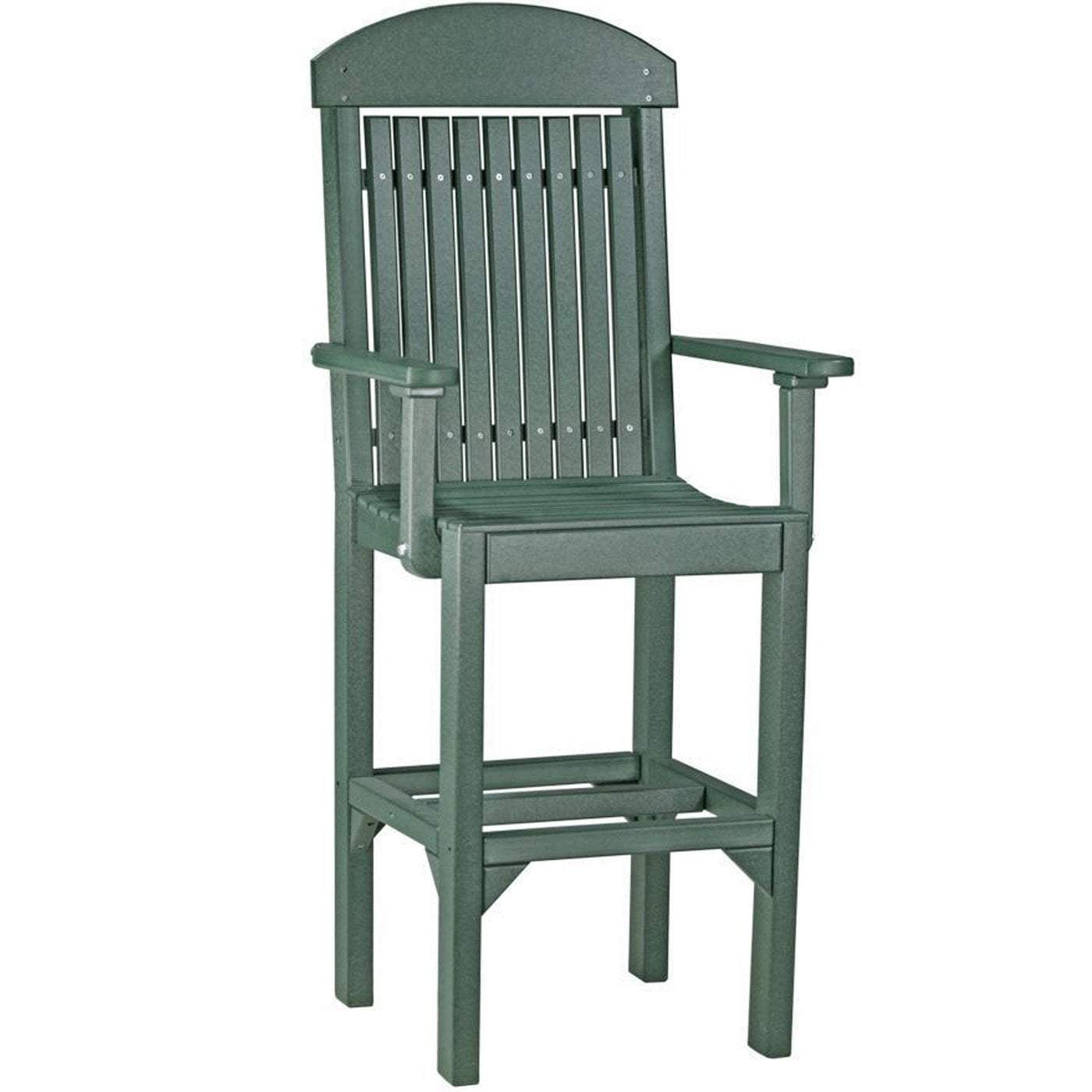 Eco-Friendly Recycled Plastic Captain Chair - Durable Outdoor & Indoor Seating for Patio, Deck, or Dining Room | Sustainable & Weather-Resistant