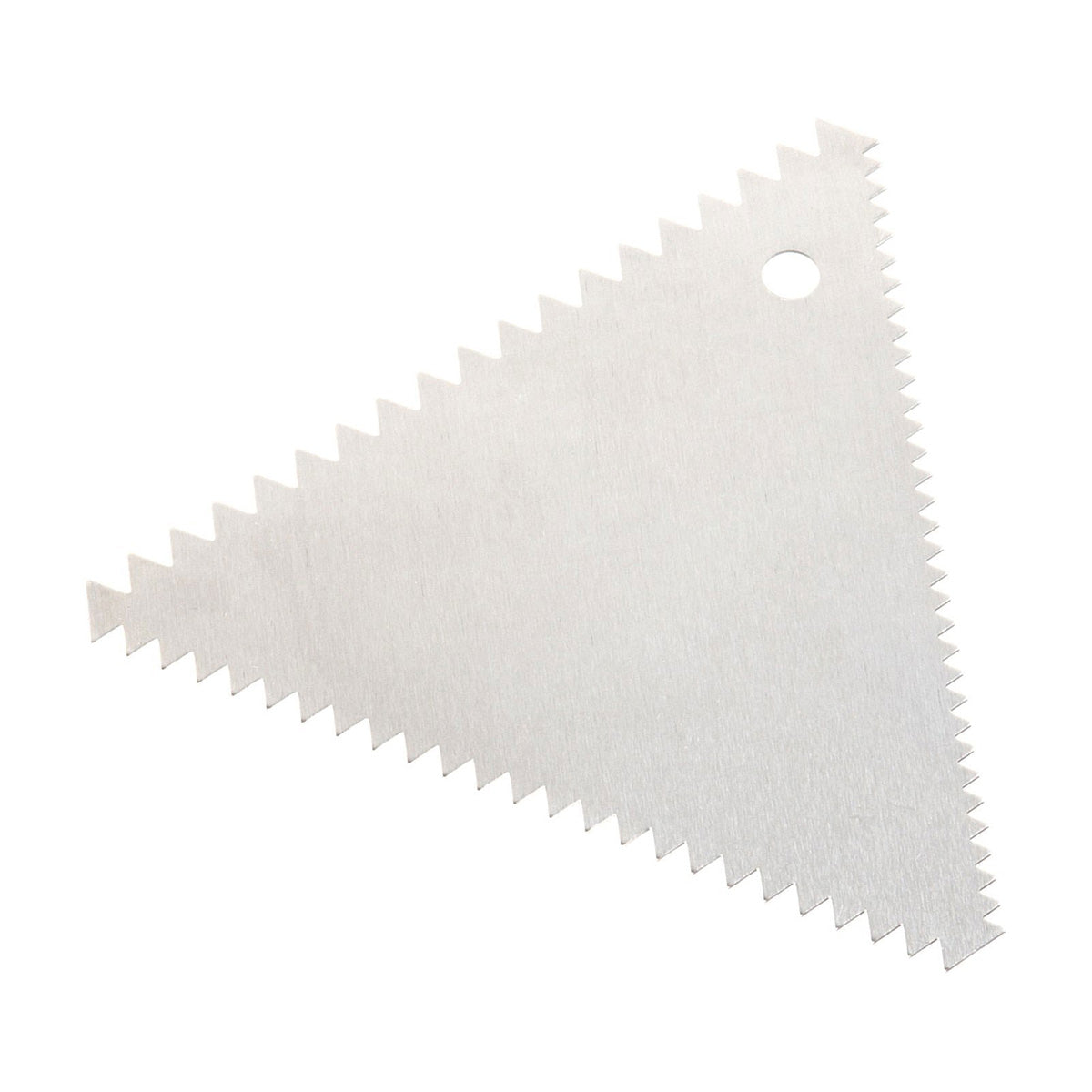 Ateco 1446 Stainless Steel Cake Decorating Comb - Professional Icing Tool for Smoothing & Texturing Cakes, Cupcakes, and Pastries - Perfect for Bakers, Home Bakers, and Cake Decorating Enthusiasts