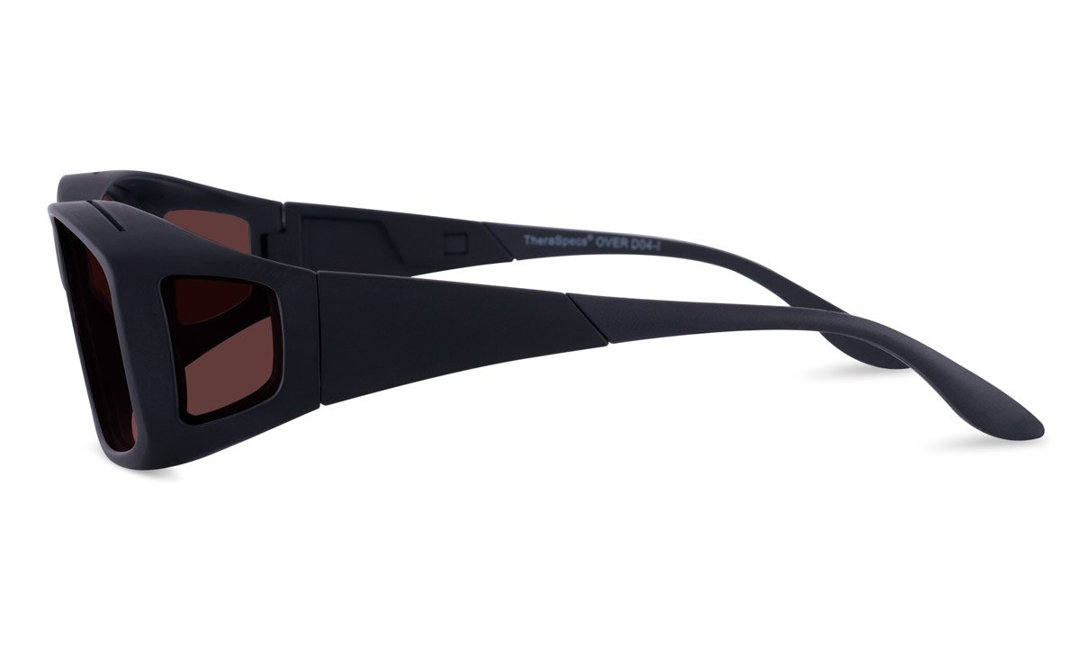 TheraSpecs Original WearOver Glasses for Light Sensitivity & Migraine Relief - FL-41 Lens Technology for Computer Use, Fluorescent Lights & Indoor Comfort
