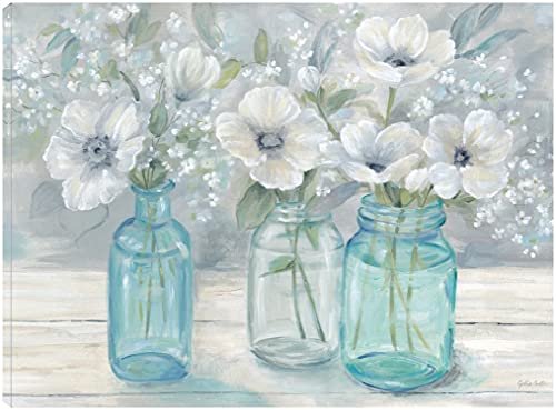 Vintage Jar Bouquet Landscape