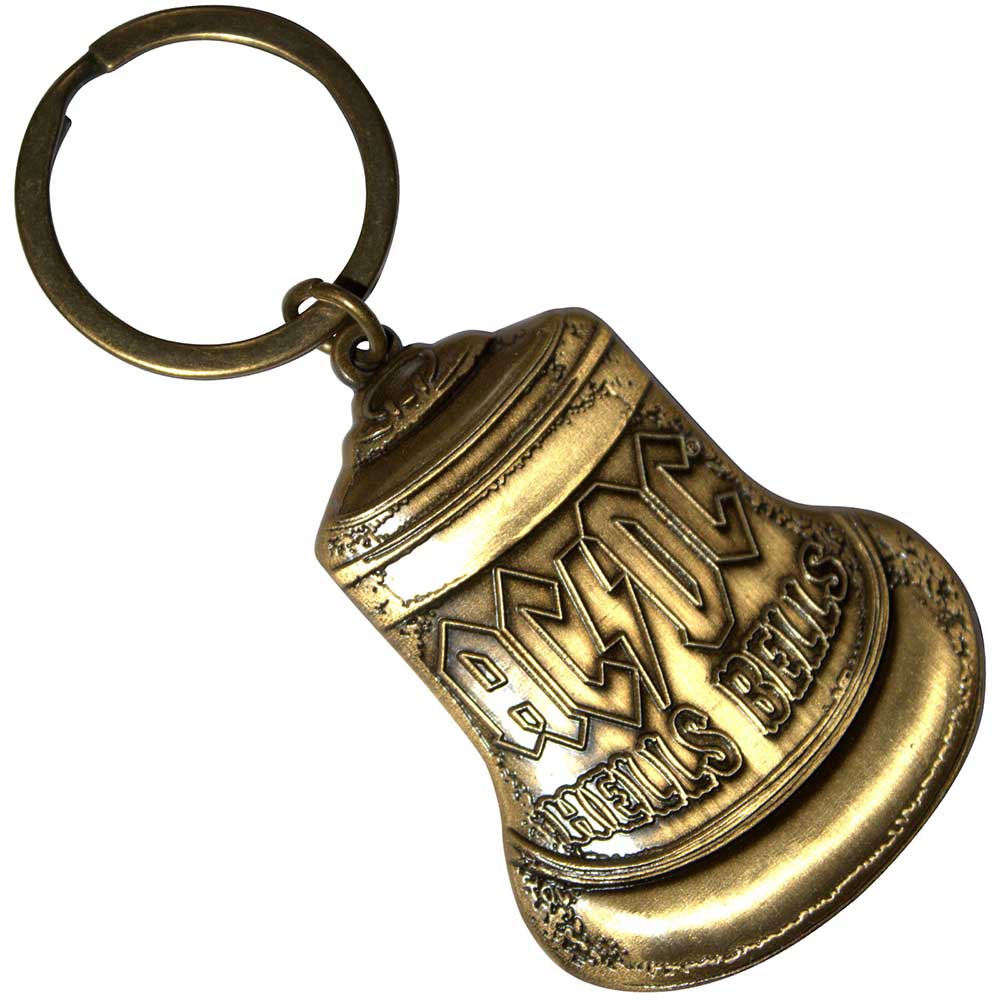 Premium AC/DC Hells Bells Keychain - Official Licensed Rock Band Merchandise for Fans & Collectors - Perfect for Keys, Backpacks, Gifts & Rock Music Lovers