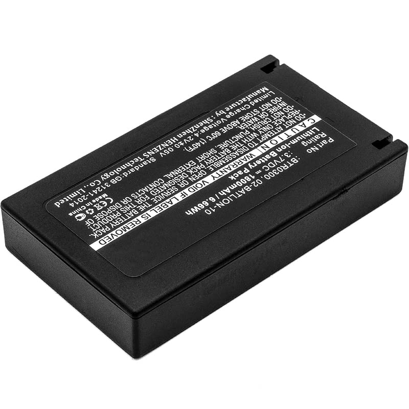 Synergy Digital Barcode Scanner Battery - 1800mAh Li-ion 3.7V Replacement for Opticon 11855 Barcode Scanner | High Capacity Battery for Retail, Warehouse & Inventory Management