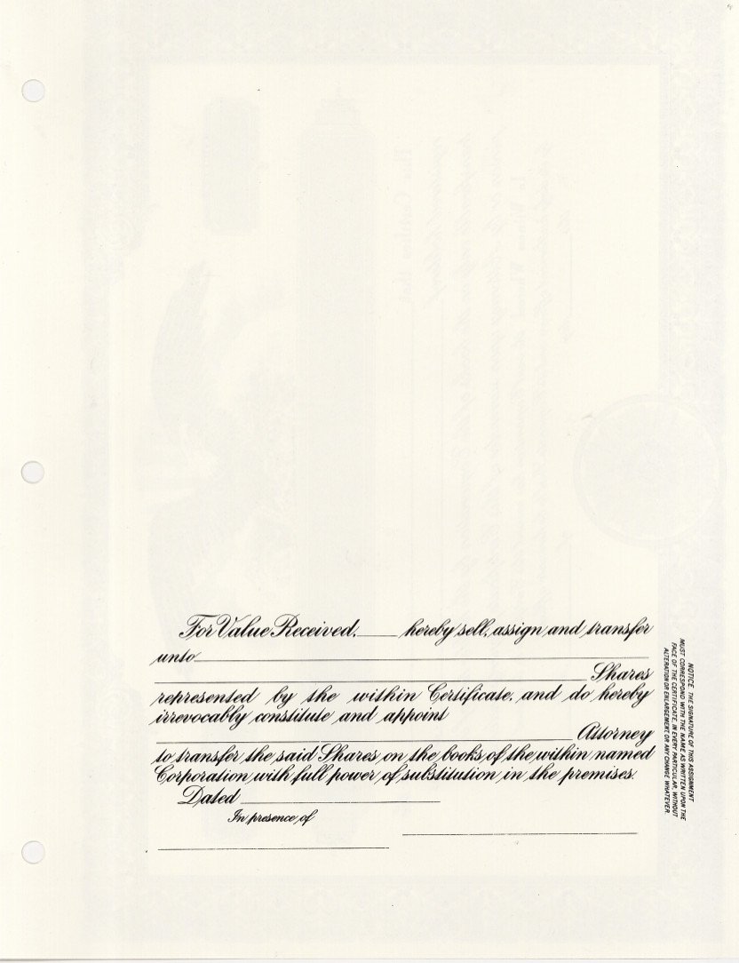 Custom Printed HUBCO Stock Certificates with Corporate Info - Burgundy (20-Pack) | Professional Business Documents for Shareholders & Investors