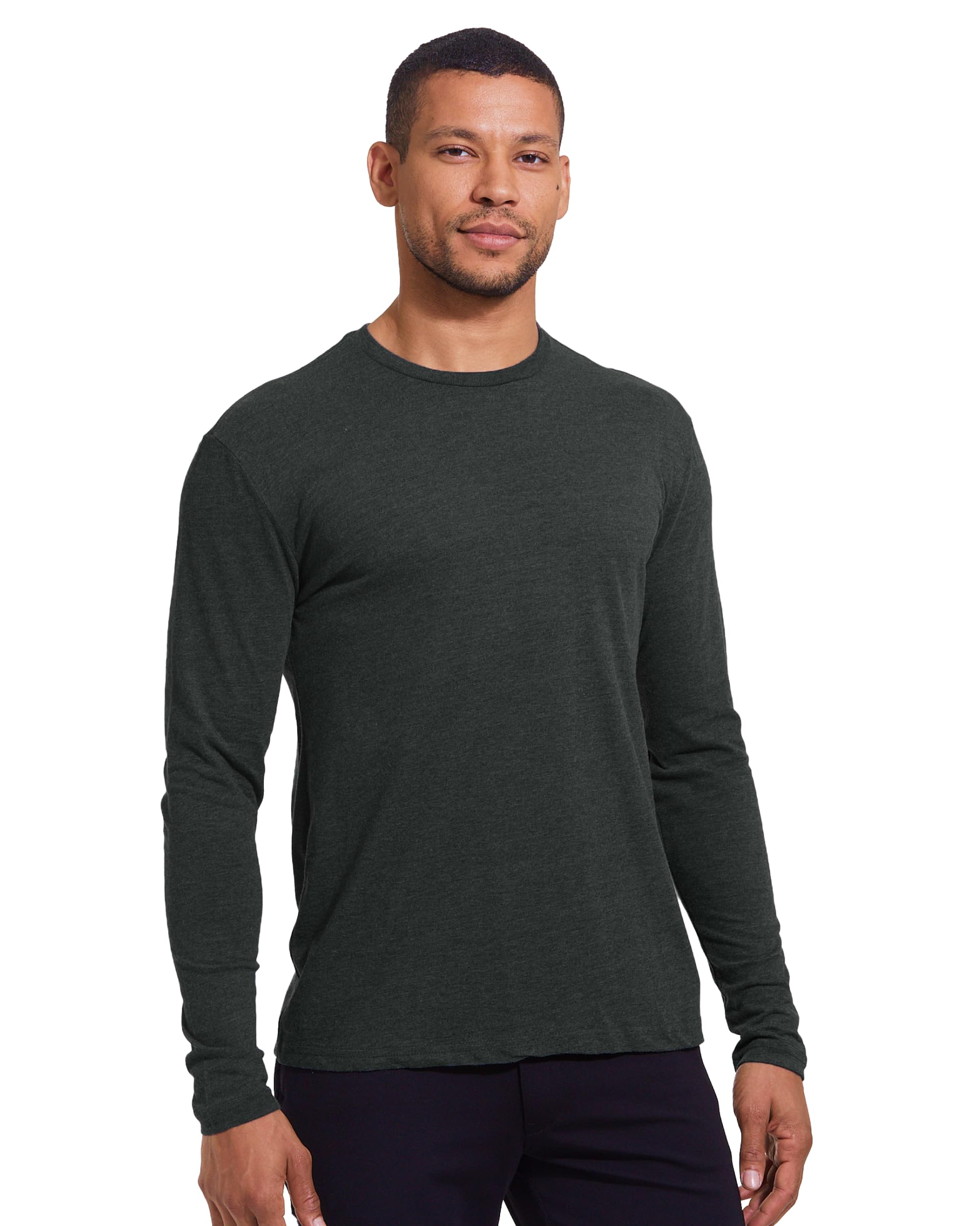 True Classic Men's Long Sleeve T-Shirts | Premium Cotton Henley & Crew Neck Thermal Shirts for Men | Regular & Tall Sizes | Perfect for Casual Wear, Layering & Winter Comfort