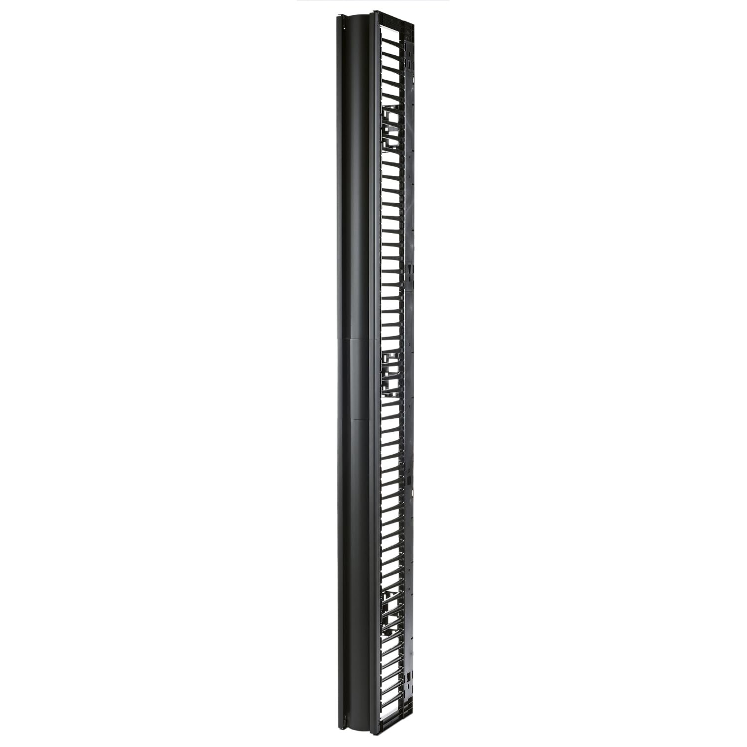 Valueline 96-Inch Vertical Cable Manager for 2 & 4 Post Server Racks - 6-Inch Wide Single-Sided Design with Door - Ideal for Data Center Cable Organization and Server Room Management
