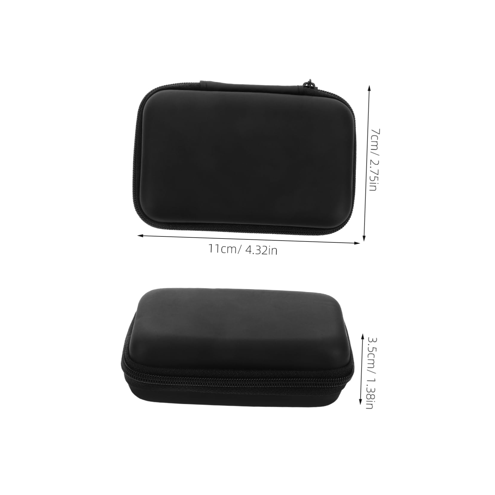 Hemoton 3-Piece Tweezers Storage Case - Waterproof Zipper Pouch for Eyelash Tweezers, Nail Art Tools & Makeup Accessories - Travel-Friendly Cosmetic Organizer Bag for Salon Professionals & Home Use