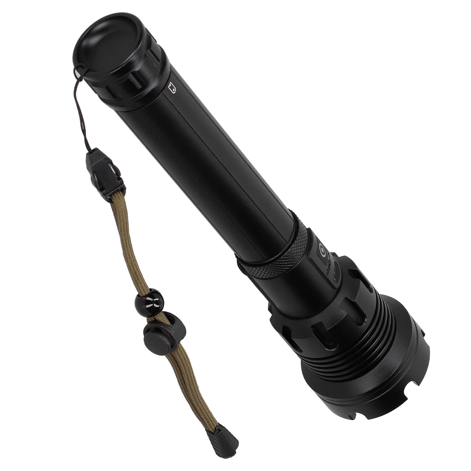 2500LM Rechargeable Flashlight with USB Charging - Dimmable Aluminum Alloy Torch Light for Camping, Hiking & Emergency Use - Perfect Outdoor Gear for Backpackers
