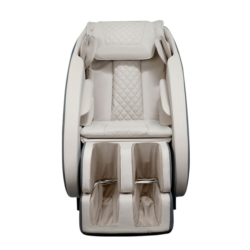 Livemor Electric Massage Chair with Recliner - Full Body Shiatsu Massager, Grey - Perfect for Home, Office & Relaxation Therapy