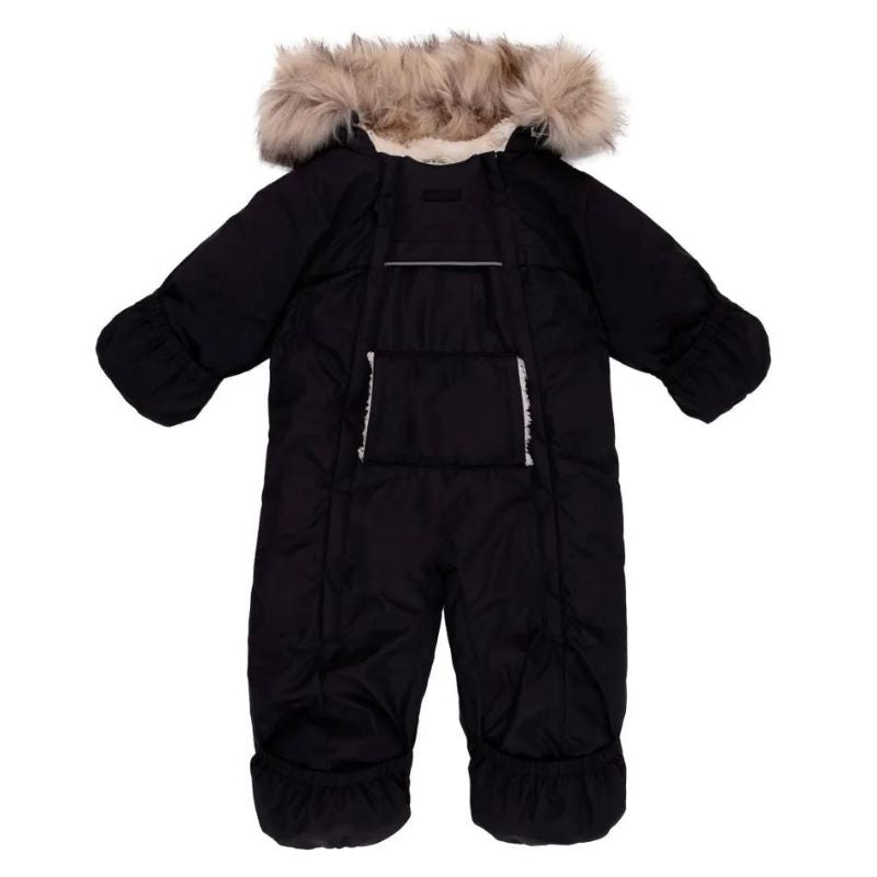 Alix One Piece Snowsuit for Baby & Toddler - Waterproof Winter Snowsuit with Hood - Warm Insulated Snow Bibs for Boys & Girls - Perfect for Skiing, Snow Play & Outdoor Winter Activities