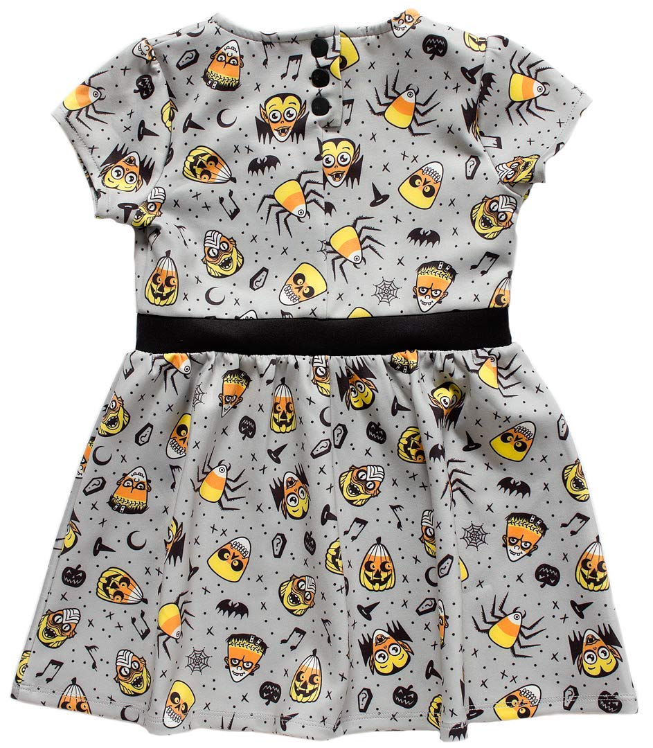 Sourpuss Candy Cornies Kids Halloween Dress - Cute & Spooky Costume for Girls Trick or Treating & Costume Parties