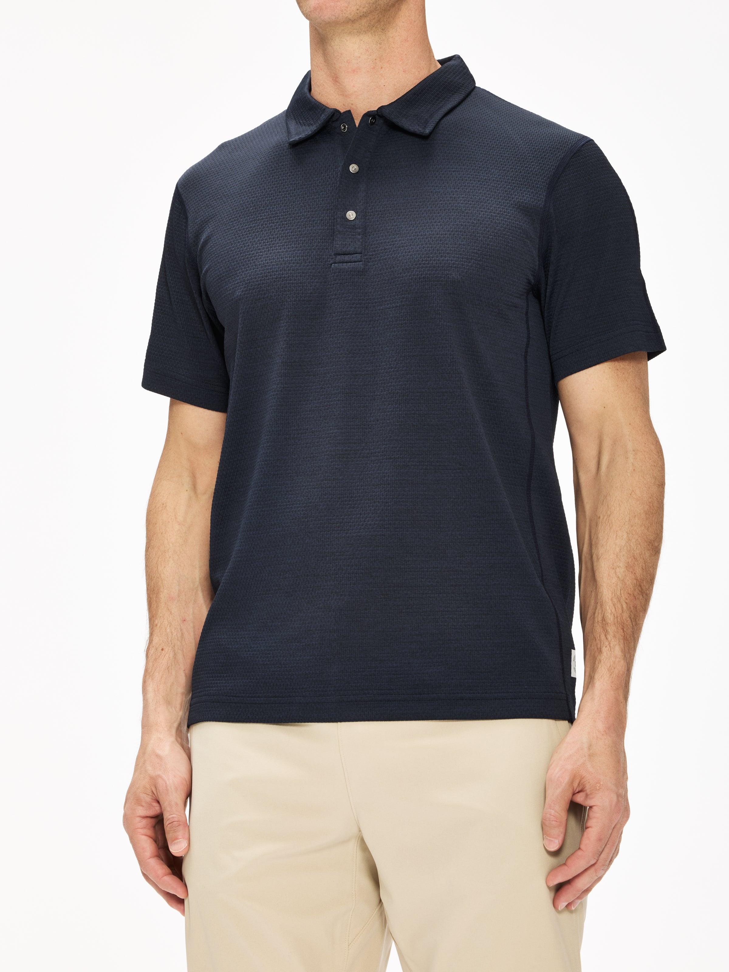 Reigning Champ Solotex Mesh Tiebreak Polo - Breathable Performance Tennis Shirt for Men | Perfect for Tennis, Golf & Casual Wear