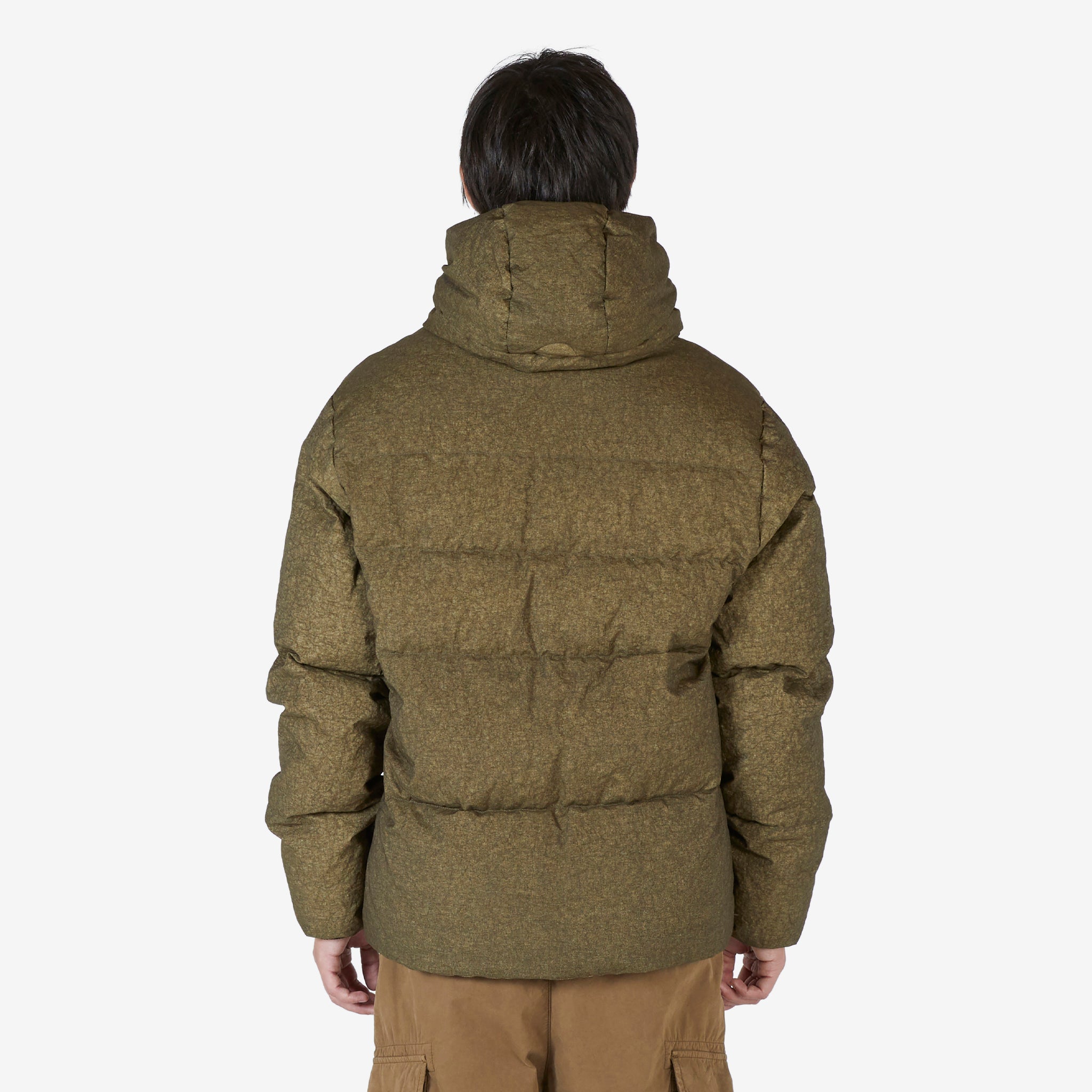 Ted Co. Down Jacket for Men - Warm Winter Coat with Hood, Ivy Green - Perfect for Skiing, Hiking & Outdoor Adventures