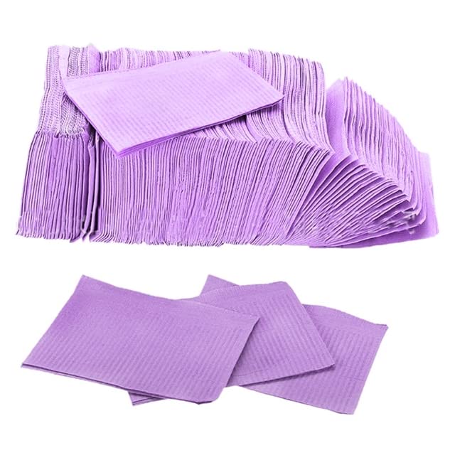 125 Pack Disposable Dental Bibs - 13