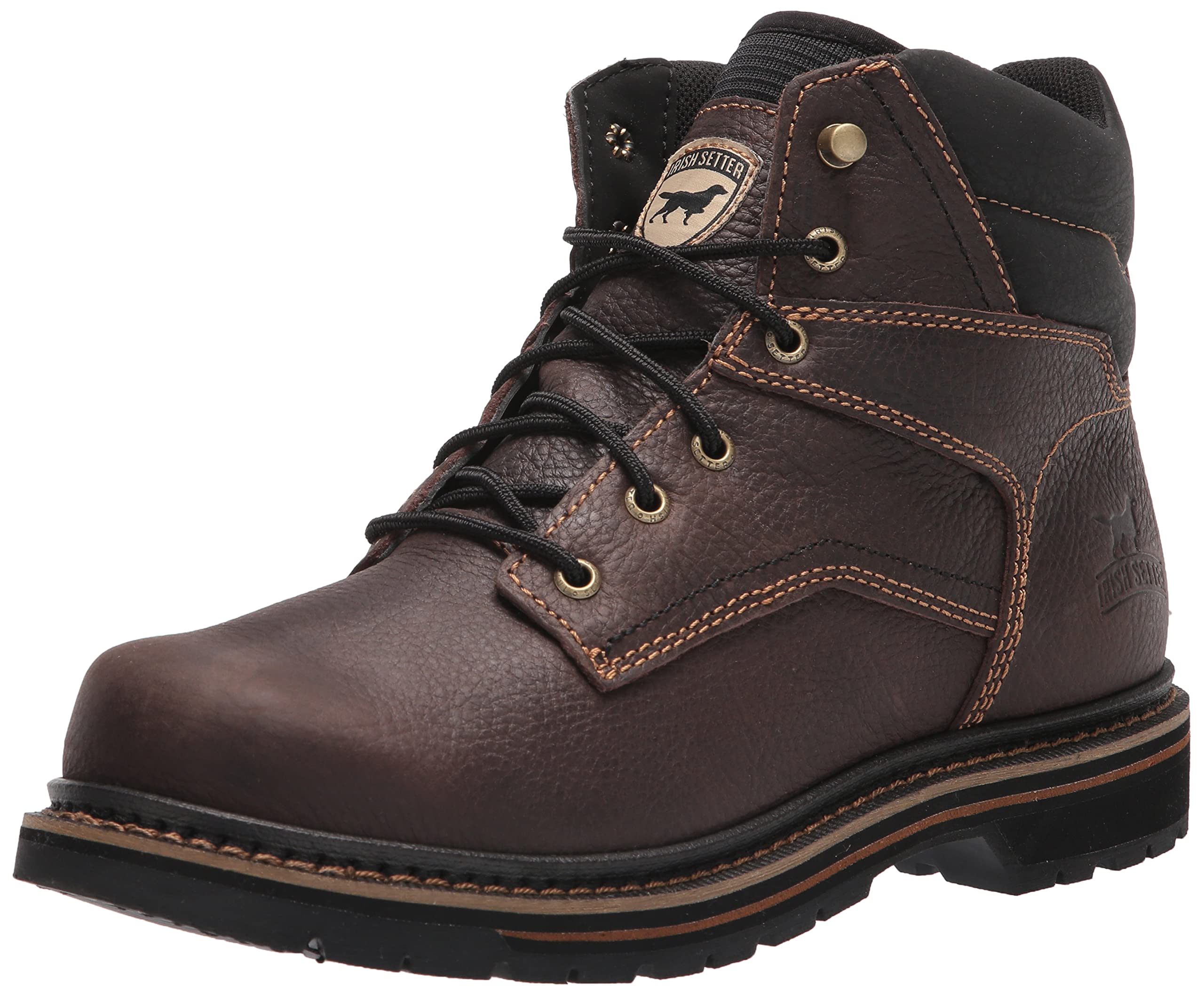 Irish Setter Men's Kittson Work Boots - Waterproof Steel Toe Construction Shoes for Safety & Comfort - Ideal for Construction, Landscaping & Outdoor Work
