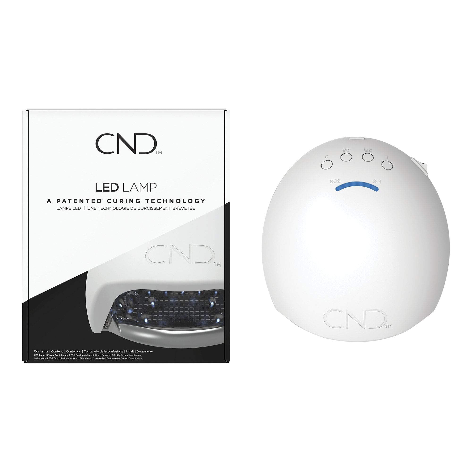 Professional CND LED Nail Lamp for Gel Polish Curing - Fast Drying 48W UV/LED Light with Timer - Perfect for Home & Salon Manicure & Pedicure