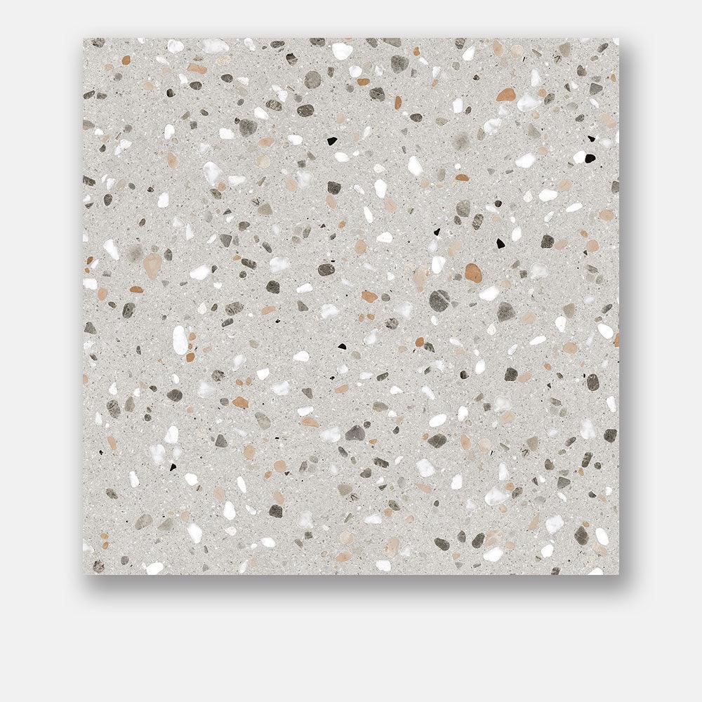 Premium 600x600mm Matt Terrazzo Porcelain Tile - Roma Avenue Collection | Durable Flooring for Kitchen, Bathroom & Commercial Spaces