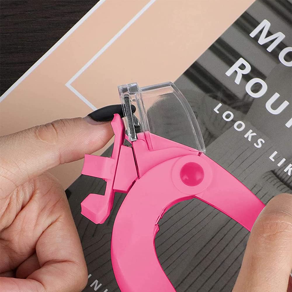 Professional Stainless Steel Nail Clipper for Acrylic & Gel Nails - Adjustable Fake Nail Trimmer with Comfort Grip - Perfect for Manicure, Nail Art & Salon Use at Home or Professional Settings