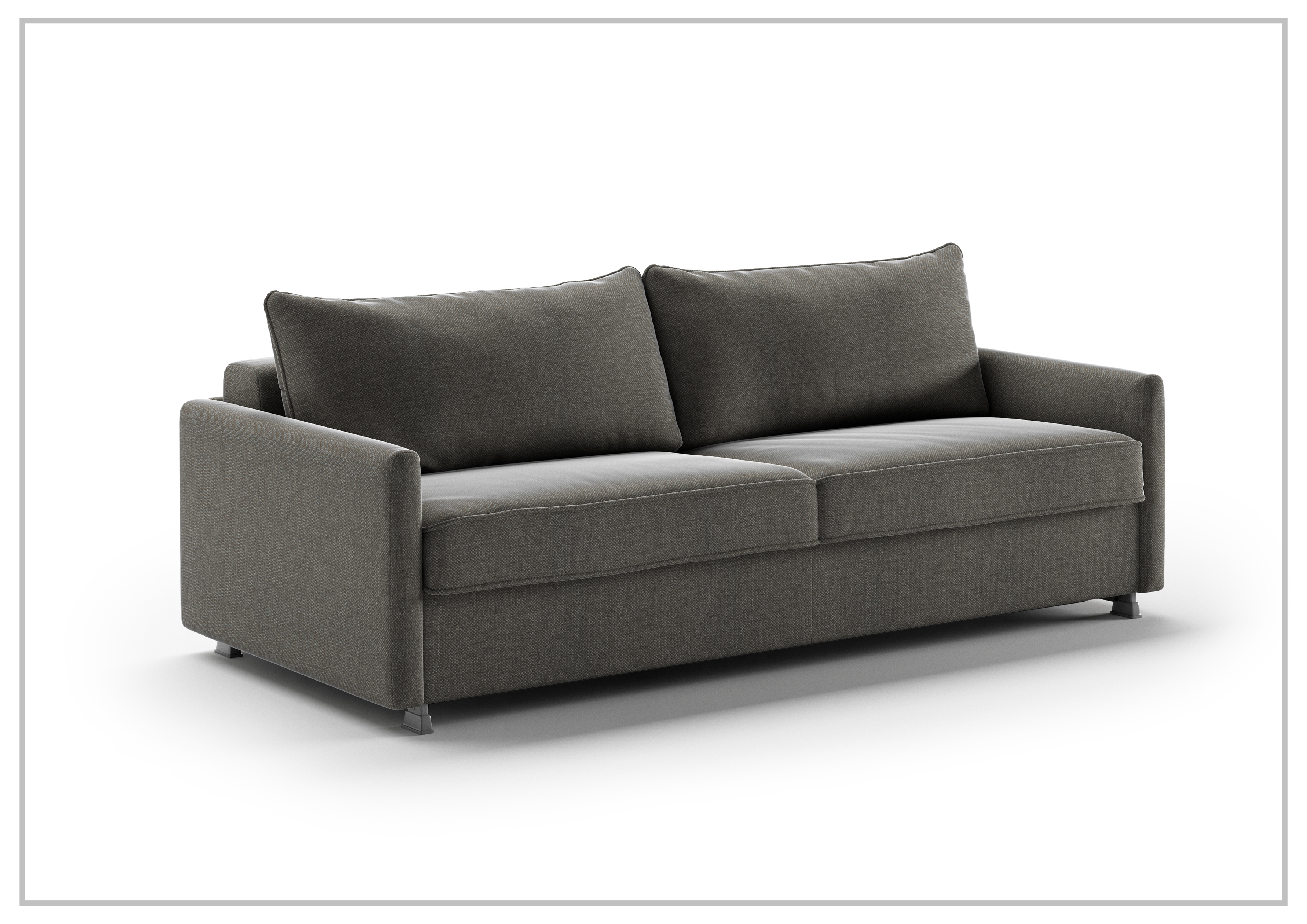 Luonto Fabric Bunk Bed Sleeper Sofa - Convertible Space-Saving Furniture for Small Apartments, Guest Rooms & Dorm Living