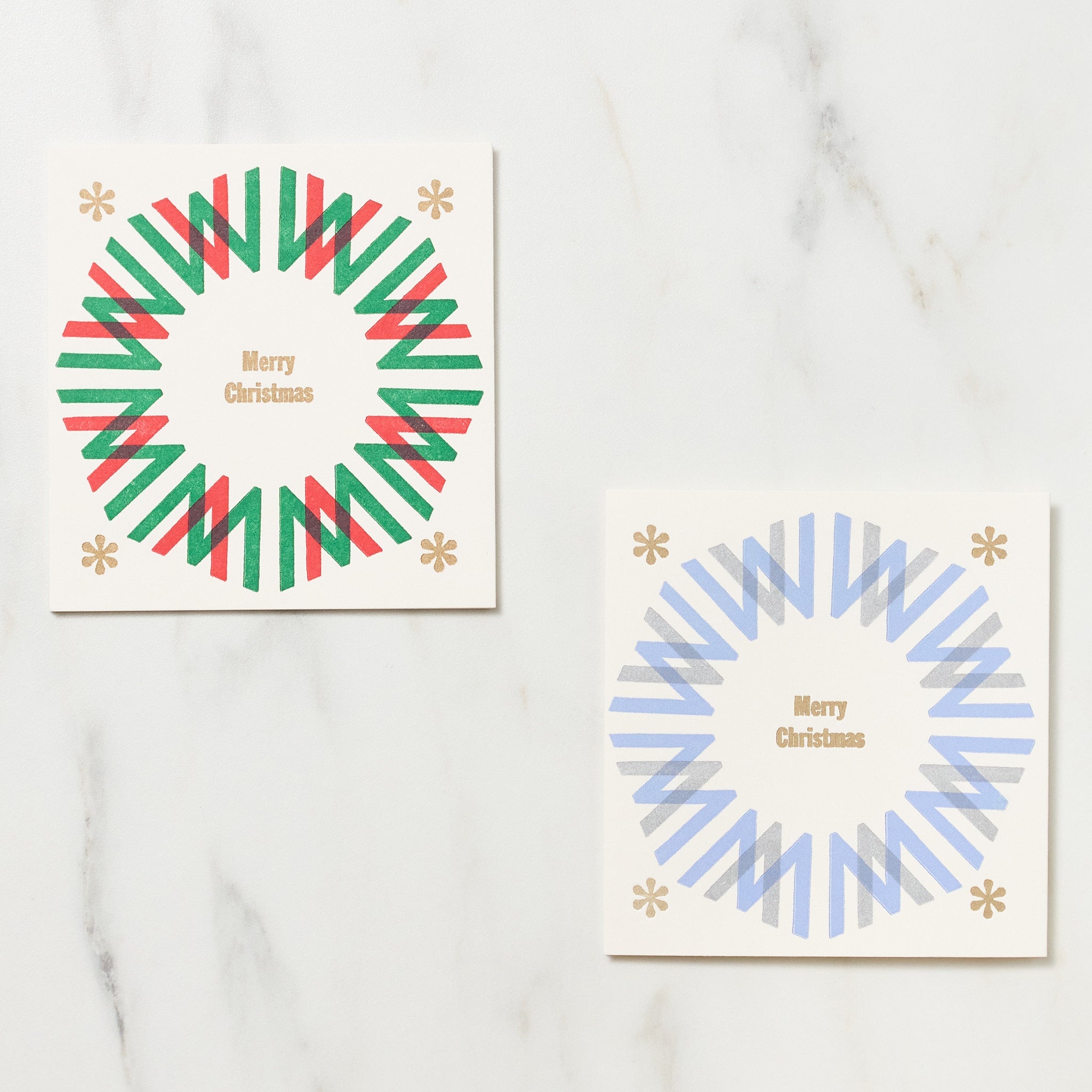 Premium Letterpress Quarto Bound Christmas Cards - Handcrafted Holiday Greeting Cards for Festive Season - Perfect for Holiday Gifts, Family Greetings & Corporate Christmas Wishes