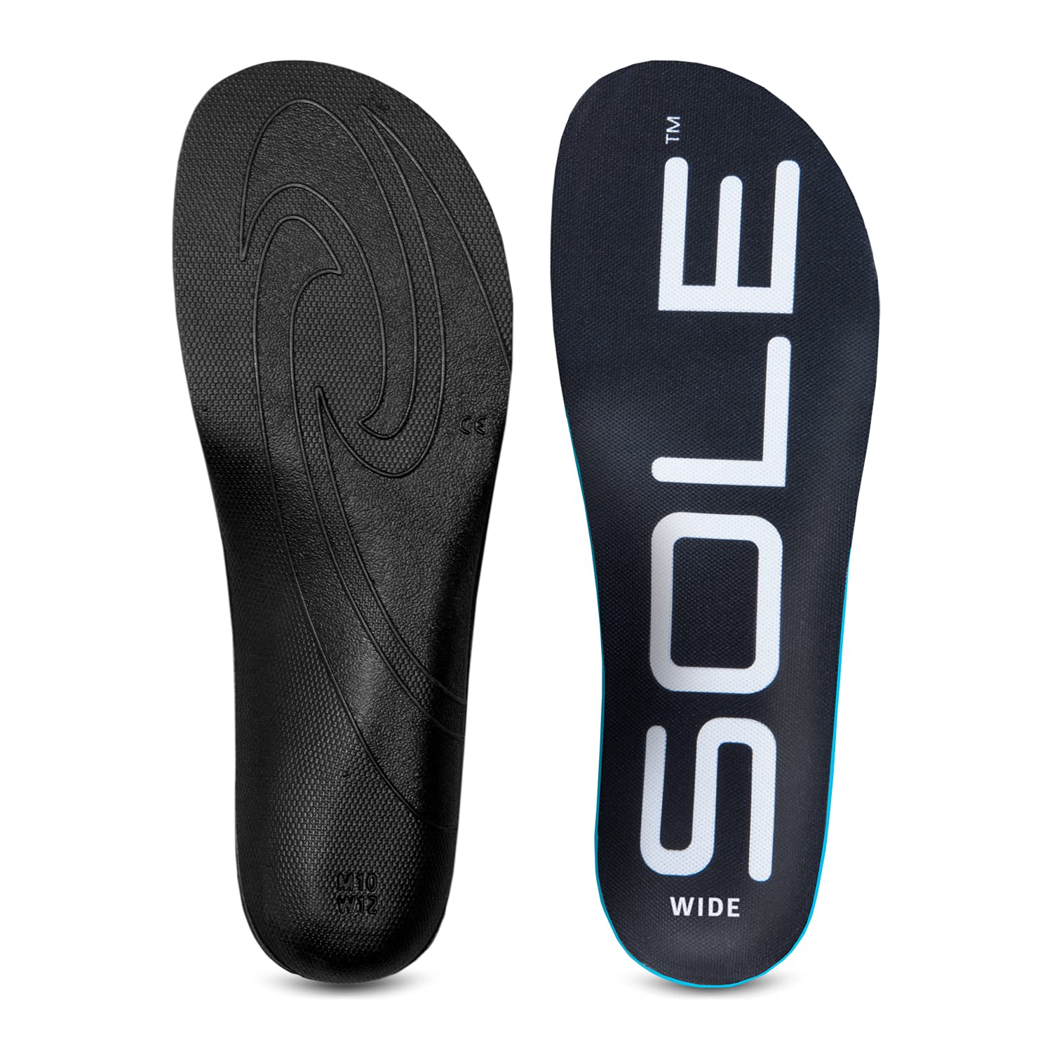 SOLE Active Thick Wide Shoe Insoles for Men & Women - Arch Support Cushioning for Running, Walking & Work - Men's Size 11/Women's Size 13 - Perfect for Athletes & Professionals on Their Feet All Day
