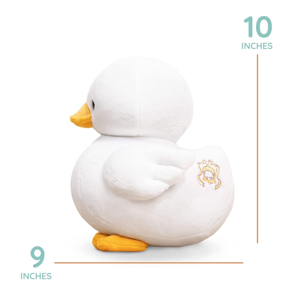 Bellzi Duck Soft Plush Toy - Adorable Stuffed Animal Gift for Kids, Babies & Toddlers - Cuddly Duck Plushie for Nursery Decor, Baby Shower Gifts & Comfort Toys