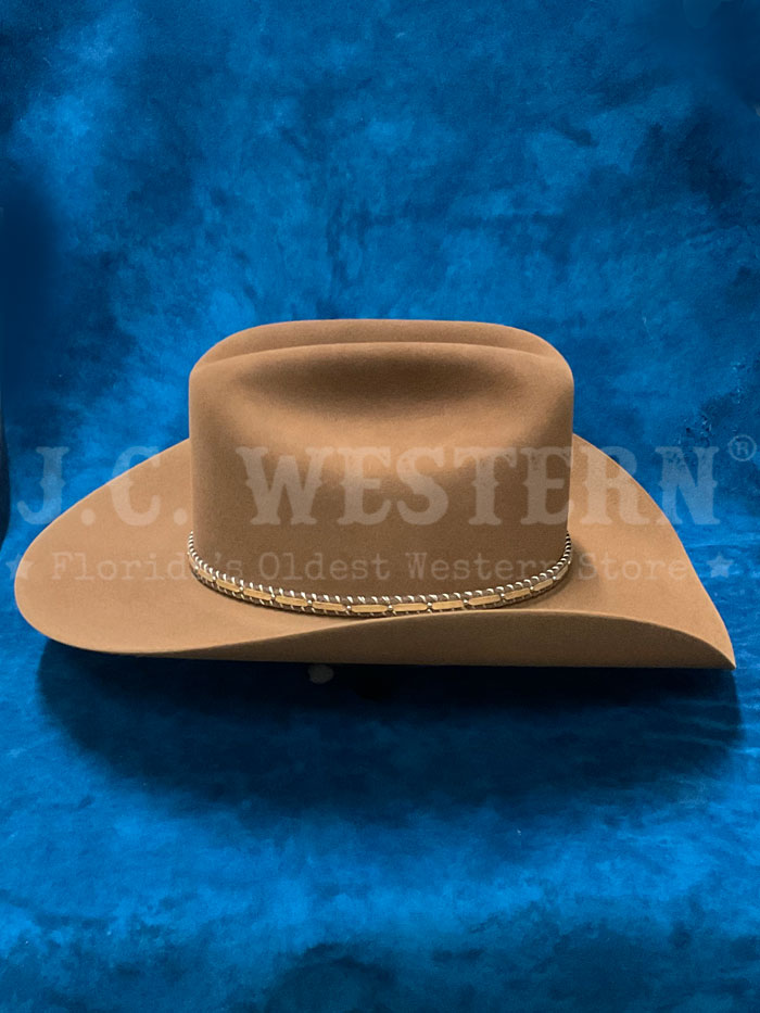Resistol RFPNCK 7540E9 Piney Creek 6X George Strait Collection Felt Hat in Chestnut #10 - Perfect for Western Wear, Country Music Events & Outdoor Adventures