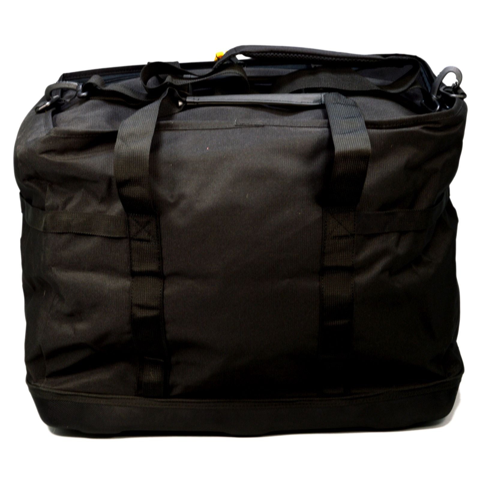 MOUNTAINSMITH Medium Black Zip Top Tote Bag with Adjustable Shoulder Strap - Durable Travel Tote for Hiking, Gym & Daily Commute