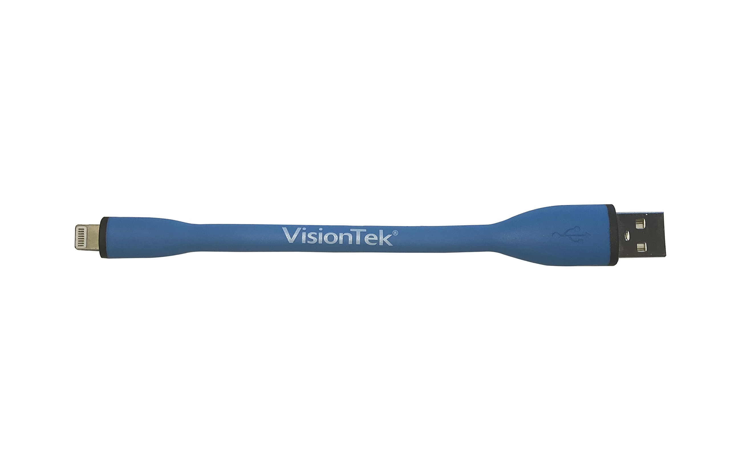 VisionTek Lightning to USB Data Transfer Cable - Fast Charging & Sync for iPhone, iPad, iPod - Perfect for Home, Office & Travel Use