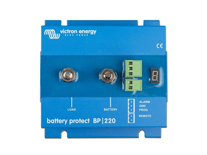 Victron Energy BatteryProtect 12V/24V 220A - Smart Battery Protection Device for RVs, Boats & Solar Systems | Prevents Over-Discharge & Short Circuits