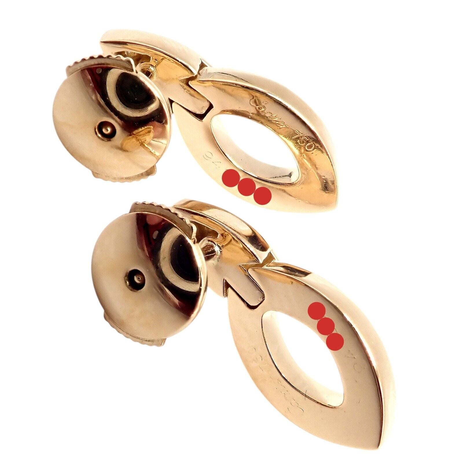 Authentic Cartier 18K Yellow Gold Diamond Diadea Link Bracelet & Earrings Set for Women - Luxury Jewelry Gift for Anniversary, Wedding & Special Occasions