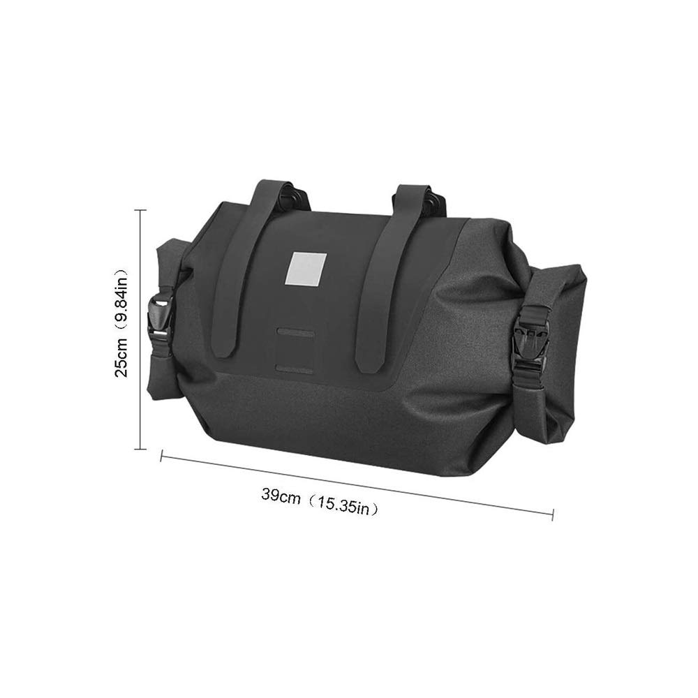 Premium Bike Handlebar & Seat Bag - Waterproof Cycling Pack for Bicycle, Motorcycle, Scooter - Front & Rear Frame Storage Accessories for Commuting, Touring & Off-Road Adventures