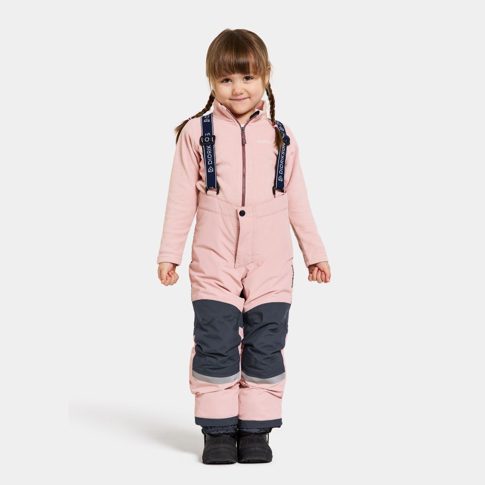 Didriksons Skare Kids Ski Jacket & Pants Set - Waterproof Winter Snowsuit for Girls & Boys, Insulated Warm Snow Jacket with Pants, Dusty Pink - Perfect for Skiing, Snowboarding & Outdoor Winter Activities