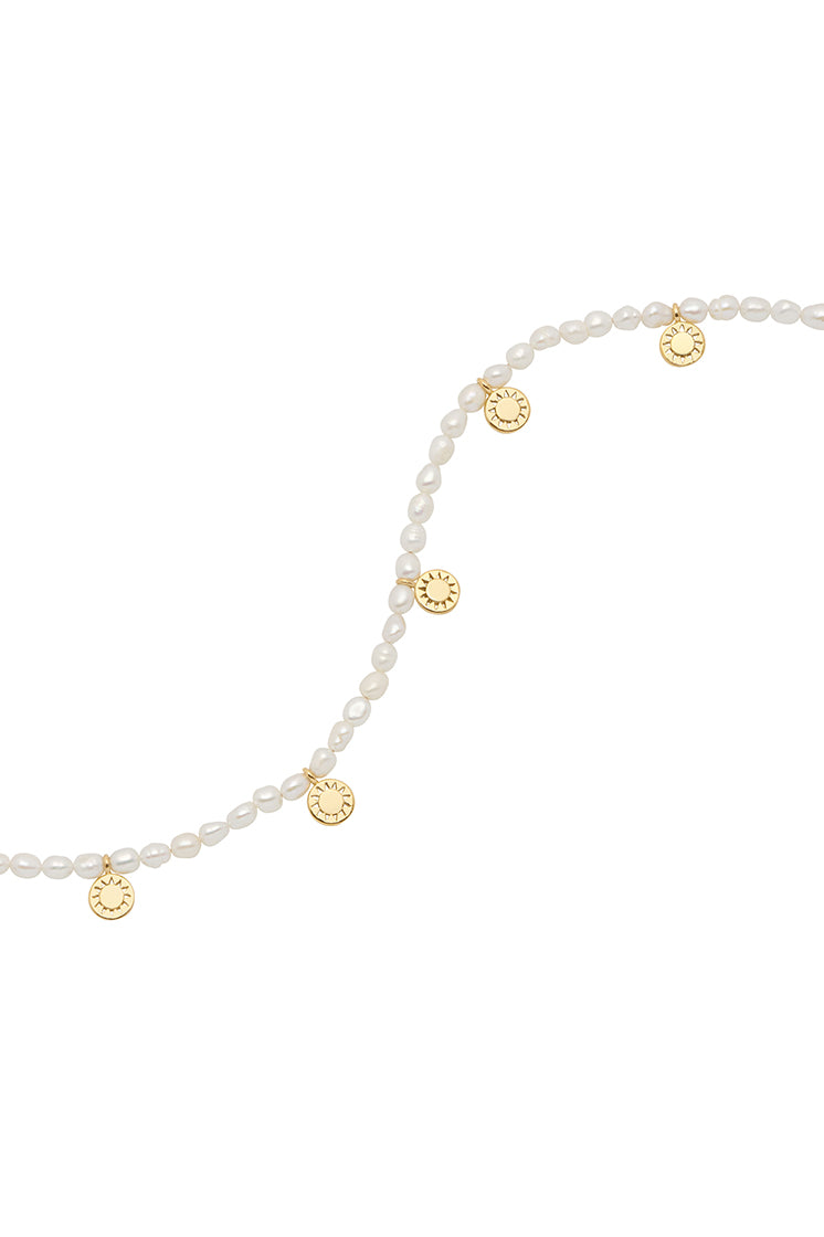 Gemstone Charm Anklet - Elegant Beaded Ankle Bracelet for Women | Boho Style Jewelry for Summer Outfits & Beach Vacations