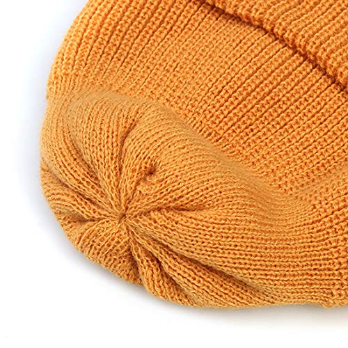 UNDERCONTROL Winter Beanie Hat for Men & Women - Unisex Fisherman Skull Cap, Roll-Up Watch Cap, Plain Docker Style - Warm Knit Hat for Outdoor Activities, Fishing, Skiing, and Winter Sports