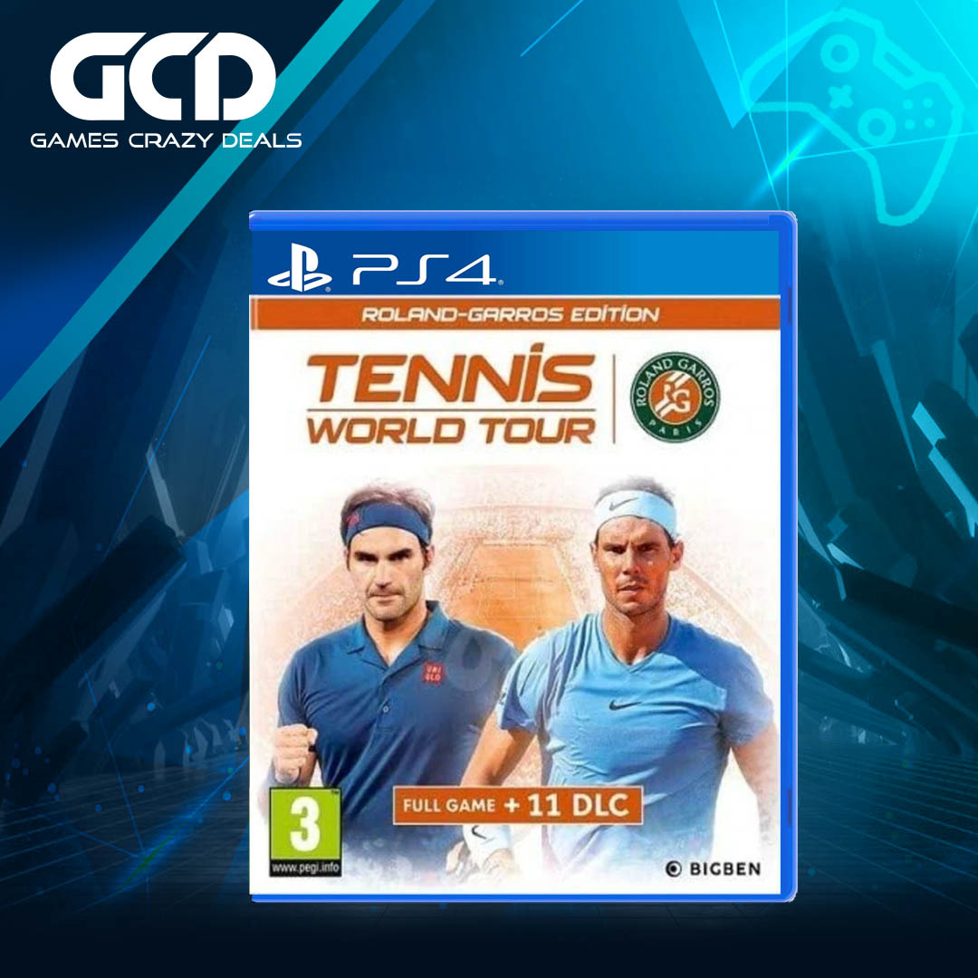 PS4 Tennis World Tour Roland Garros Edition - Official Licensed Video Game for PlayStation 4 - Realistic Tennis Simulation - Perfect for Sports Fans & Competitive Gamers - Great for Family Game Nights & Tournament Play