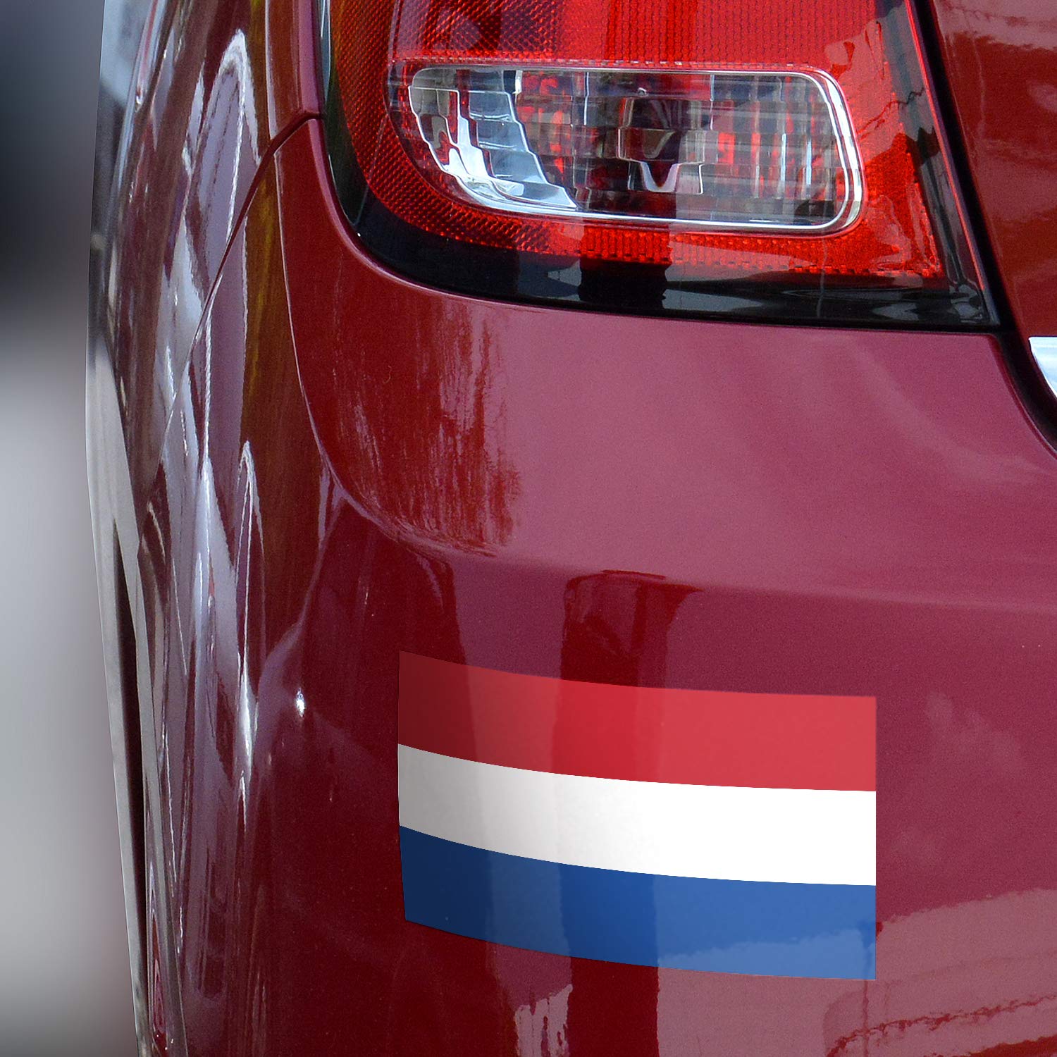3-Pack 3x5 Netherlands Flag Stickers - Durable Waterproof Dutch Flag Decals for Cars, Windows & Laptops - Perfect for Travel, Sports Events & National Pride Display