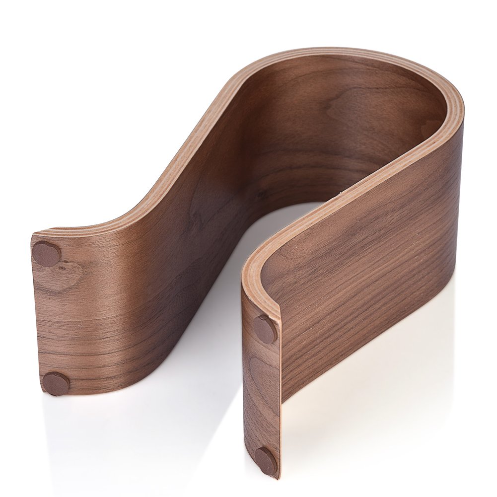 Wooden U-Shaped Headphone Stand Holder - Desk Display Shelf & Hanger for Gaming Headsets, Office, Studio (Perfect for Gamers, Professionals & Music Lovers)