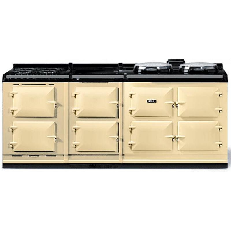 AGA 83-Inch eR7 210 Classic Electric Range with Hot Cupboard & Dual Fuel Module - Professional Kitchen Appliance for Home Chefs & Restaurants - Perfect for Baking, Roasting & Entertaining