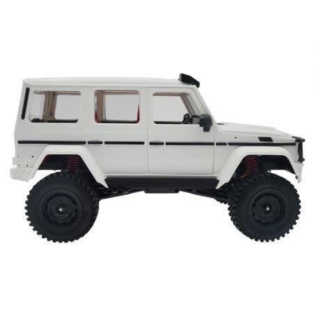 FMT R/C MN86 4WD 1/12 Scale 2.4GHz Remote Control G500 RC Rock Crawler Off-Road Truck - Ready-to-Run RTR Vehicle for Kids & Adults (White) | Perfect for Indoor/Outdoor Crawling, Trail Adventures & Backyard Racing